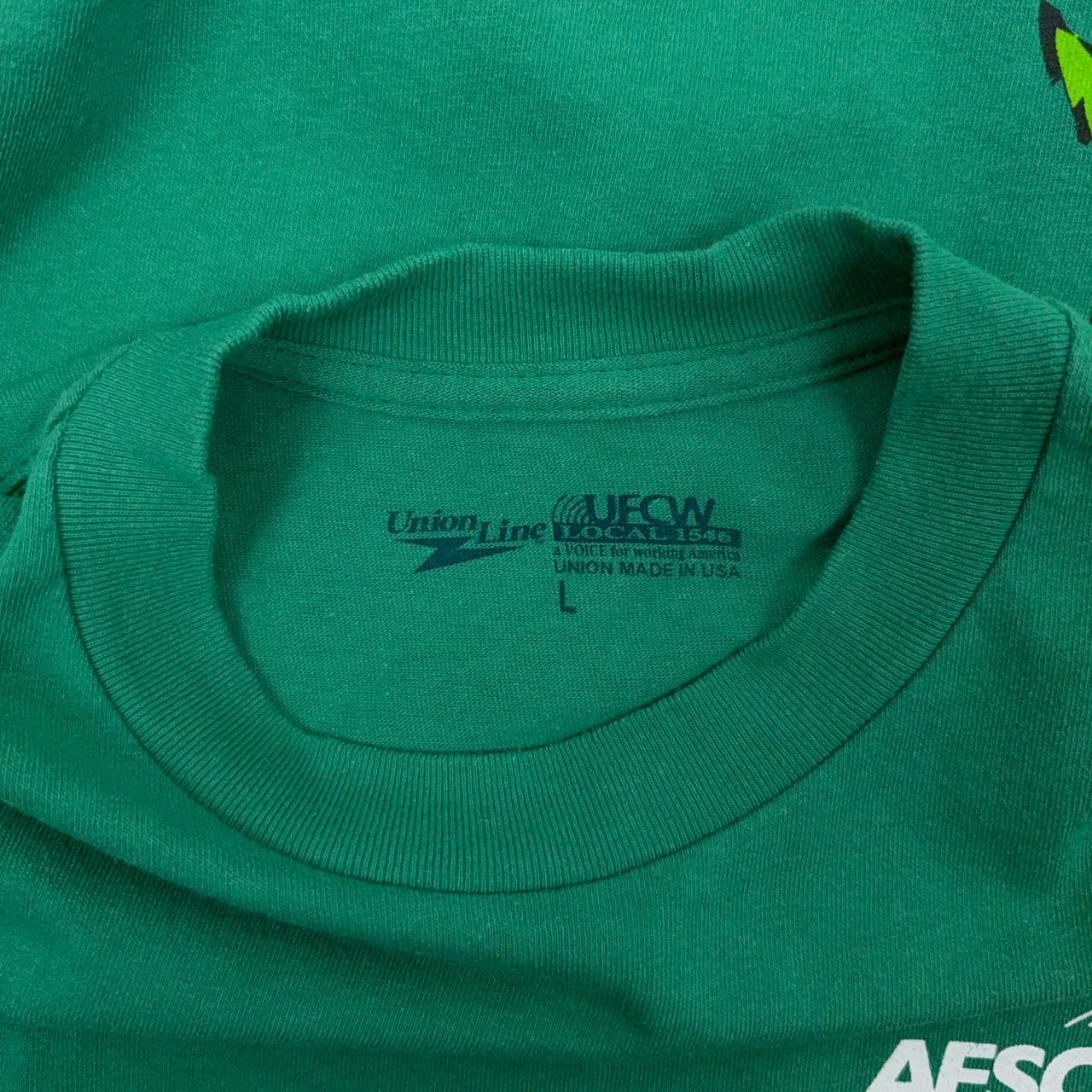 Union Line AFSCME Local 350 Oregon T-Shirt L – photo 5